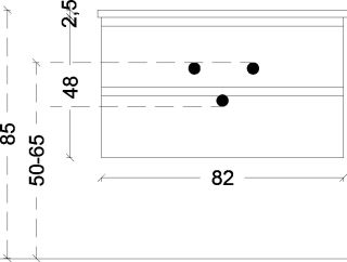 Тумба под раковину Armadi Art Capolda 85см латте 849-085-LA
